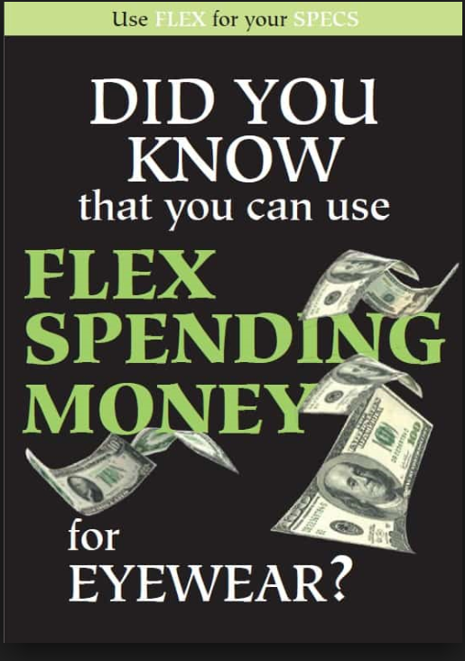 Did you know that you can use flex spending money for eyewear?